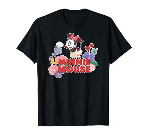 T-shirt Minnie Mouse Disney vêtement en coton léger pour éviter la chaleur du printemps