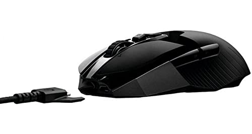 Logitech Ambidextro G900 RF Wireless USB-Black 12000DPI Optical Mouse RF Wireless (USB Pressed Buttons Kit for Desktop/Laptop) - Image 4