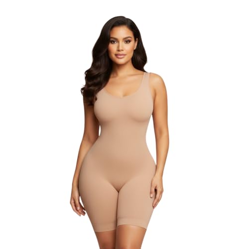 CurvCraft Hip Padding Body Shaper for Women Seamless High-Waist Shapewear with Natural-Looking Curves Variation (Beige M/L)