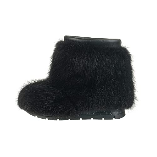 Children's fur winter boots, muskrat fur toddler boots, model mink, girls snow boots, kids mukluks, yeti boots for kids, children winter shoe, kids boots3