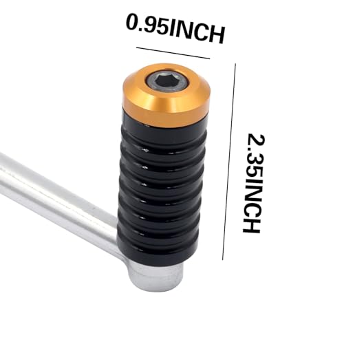 Image of Shifter Pegs For Harley Touring、Softail、Sportster Black & Gold