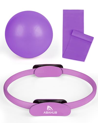 Anneau Pilates 35cm et Ballon Renforcement Musculaire Abahub
