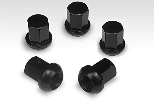 20 Pcs Ball Seat Lug Nuts 14x1.5 Black Replacement for Porsche Wheels