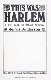 Hardcover This Was Harlem Book