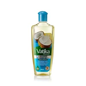 Vatika Naturals Coconut Enriched Hair Oil 100% Natural Oils Unique Formulation For thick, Voluminous Hair 200 ml (Pack of 1)