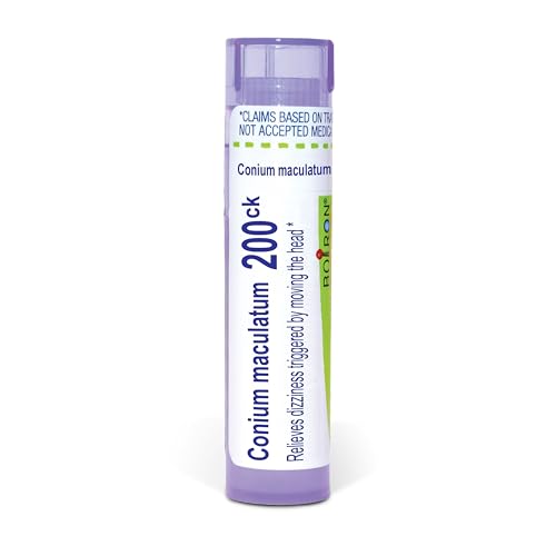 Boiron Conium Maculatum 200Ck for Dizziness Triggered by Moving the Head - 80 Pellets