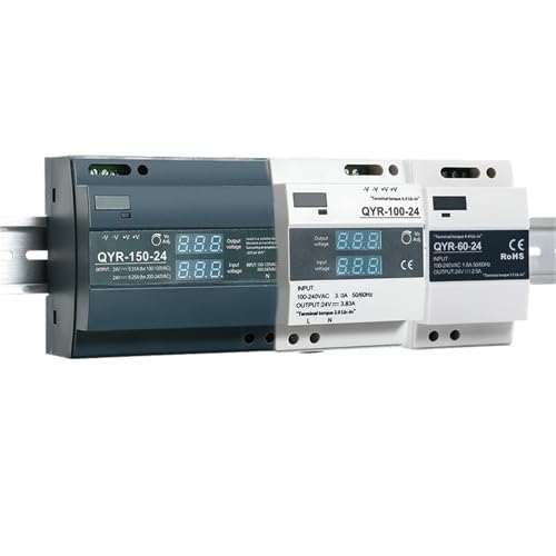Fuente de alimentacion carril DIN 12V 60W ultra slim para tira LED QYR