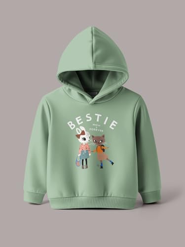 Image of HELLCAT Trendy Co-ords With Hoodie Sweatshirt and Trackpant Clothing Set for Girls.