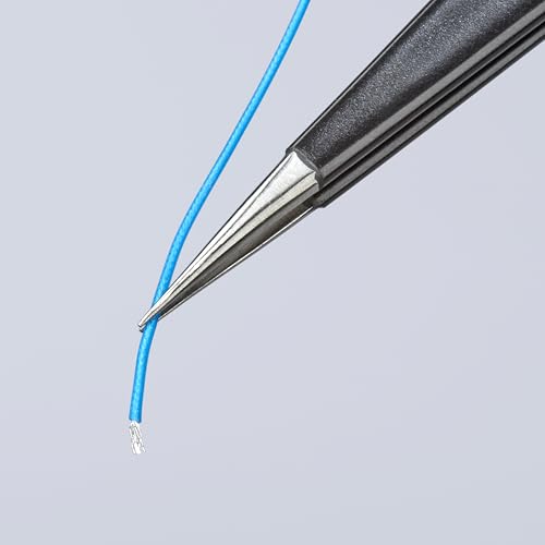 KNIPEX - 92 28 70 ESD Tools - Precision Tweezers, ESD (922870ESD) by KNIPEX - Image 3