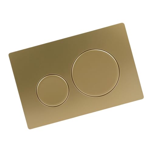 WATERBELINE Panel de cisterna de inodoro oculto de doble descarga silenciosa, diseño moderno, panel de descarga de baño, fácil instalación para Hom
