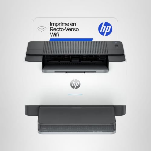 HP LaserJet M207dw, 8J9K9F, Imprimante monofonction A4, Recto/Verso Automatique en Noir et Blanc, 27 ppm, USB, Wi-FI, Ethernet, Smart, Panneau de Commande LED, Grise
