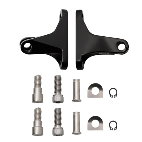 Repose-Pieds de Passager Moto Harley Touring CVO Road King FLHR Support Pédale Arrière