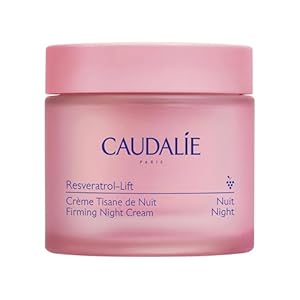 Caudalie Resveratrol-Lift Retinol Alternative Firming Night Cream Moisturizer, Refillable – 50 mL