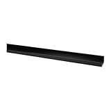 Ikea RIBBA 301.525.96 Picture Ledge for Photo Frames, Floating Wall Shelf, Spice Rack, Black, 45.25 Inch X 3.5 Inch