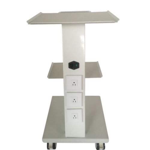 Salon Trolley Carrello con ruote, Carrello di Bellezza, Salone Vassoio Spa Servizio Carrello per Estetista Acciaio Mobile Bellezza
