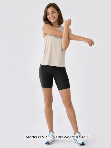 Image of ODODOS Women's Performance Tank Ultra Soft odSTRATUM Tech Sleeveless Tee Shirts High Crew Neck Pullover Top