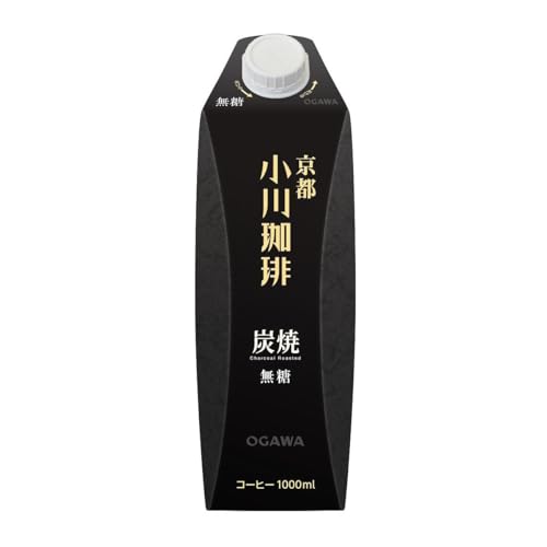 小川珈琲 炭焼珈琲 アイスコーヒー 無糖 1000ml 6本 |リキッドコーヒー アイスコーヒー 京都 珈琲 OGAWA 珈琲 コーヒー ギフト プレゼント 贈答 お取り寄せ 通販 ふるさと納税