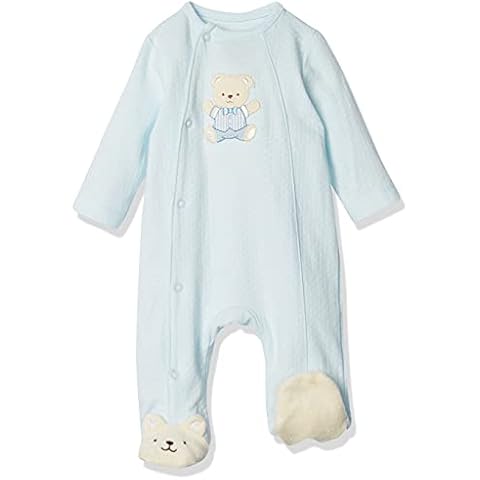Little Me Baby-Boys Cute Bear Footie, Light Blue, Newborn Cover