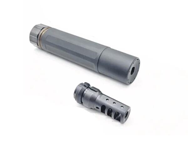 Amazon | AngryGun DeadAir Sandman-Sタイプ QDサイレンサー BK + 5KU