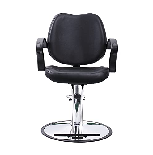 Beauty Style Classic Hydraulic Barber Chair Styling Chair Salon Beauty Equipment Black #TOP4