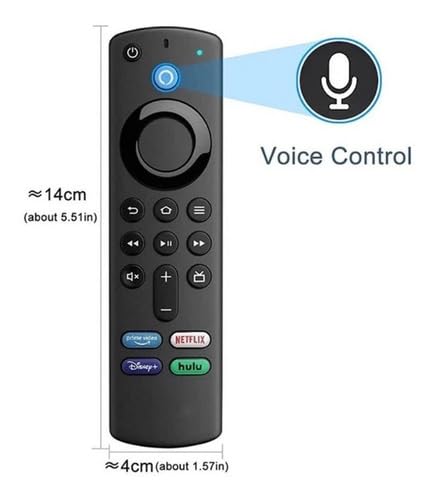Controle Remoto Comando de Voz Para Amazon Fire Stick E Fire Stick 4k - Reposição - Substitui o Mode