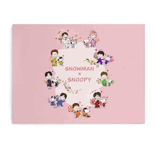 アートパネル Snowman 目黒蓮 ラウール 岩本照 深澤辰哉 佐久間大介 装飾画 30×40cm キャンバス絵画 壁飾り ポスター インテリア おしゃれ パネル絵 部屋飾り 玄関 リビング 新築飾り プレゼント