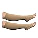 Price comparison product image HealthyNees Big Tall Plus Calf Extra Wide 20-30 mmHg Open Toe Compression Socks - Beige - XXXXXL