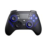 P42 次世代 ワイヤレス コントローラー 【体感振動/6軸ジャイロ】 没入感エンジン 霍尔3Dスティック Bluetooth 5.0 超低遅延 RGB 光効 600mAh 競技級 プレミアム体験