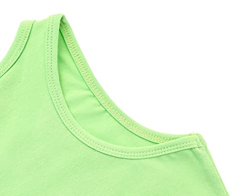 Image of Lilax Girls' Racerback Tank Top 12 Months, Apple Green