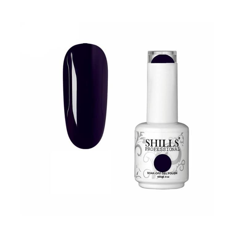 Image of SHILLS PROFESSIONAL Uv /Led Soak Off Glossy Finish Nail Polish Nail Art Nail Polish Color Shade 204, 15 Ml