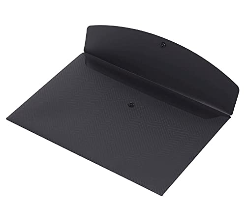 Image secondaire de Lot de 5 porte-documents A4 en plastique noir Oxford