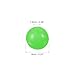 PATIKIL 6mm Glow Fishing Beads, 100Pcs Soft Plastic Round Rubber Luminous Fishing Bait Eggs Rig Bead Tackle Lures Accessories with Storage Box, Green
