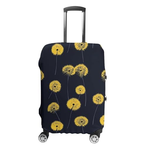 Dandelions Flowers Travel Luggage Cover for Suitcase 19-32 Inches Elastic Washable Baggage Protector
