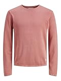 JACK & JONES Male Strickpullover Einfarbig Strickpullover