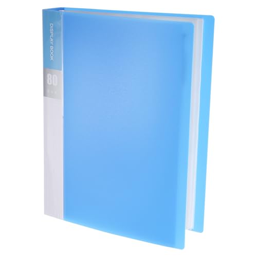 Carpeta A4 M&G azul para organizar partituras de música y apuntes de estudio en clase