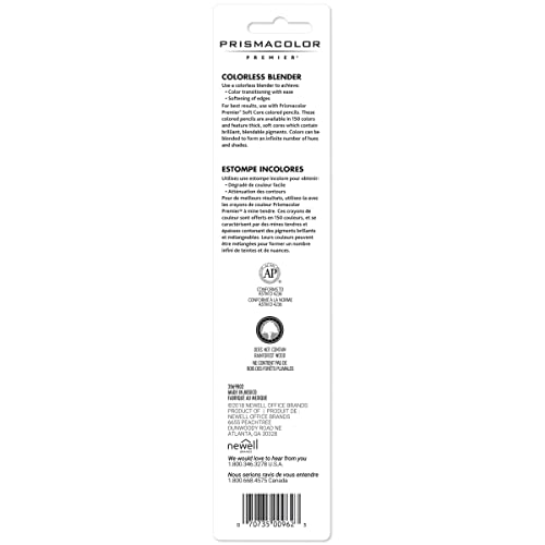Image of PRISMACOLOR Sanford Blender Pencil Colorless, 2-Pack (962), Ink clear