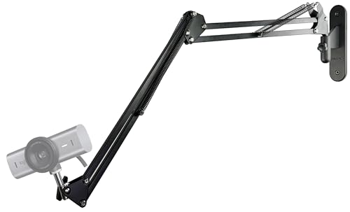 Support mural Logitech MX Brio orientable pour streaming 4K
