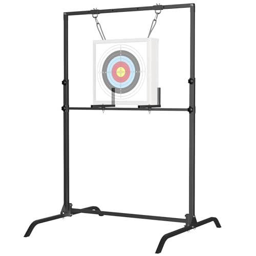 Archery Target Stand Adjustable Stand for 30 Bag and Foam Targets