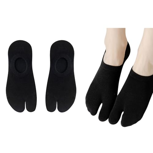 Flip Flop Tabi Socks Split 2 Toe No Show Low Cut Socks Cotton Big Toe Ankle Japanese Style Sock 2 Pairs