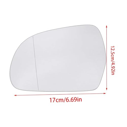 Miroir de rétroviseur de rechange thermique pour aile de porte A4 - 5