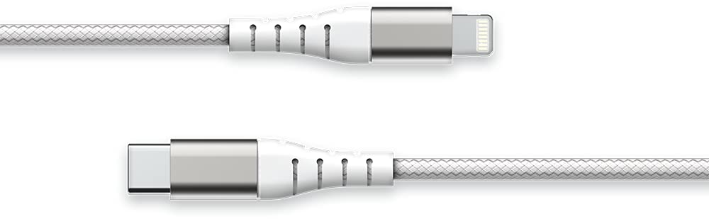 Big Ben Force Power Lite USB A to C Reinforced Cable 1.2M White