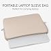 RAINYEAR 14 Inch Laptop Sleeve Protective Case Soft Lining Padded Zipper Cover Carrying Bag Compatible with 15" Macbook Air M2 M3 M4 M5 14" Notebook Computer Tablet Ultrabook Chromebook(Khaki)