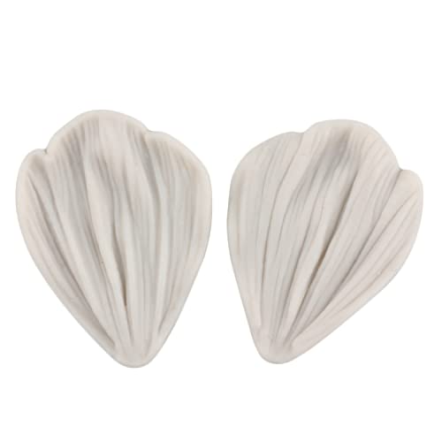 Teyoulin Gumpaste Flower Silicone Veining Molds Rose Veined Fondant Mold Gum Paste Peony Flower Mold Orchid Plumeria Leaf Mold For Sugar Cake Decorating Candy Polymer Clay Set Of 6 #TOP3