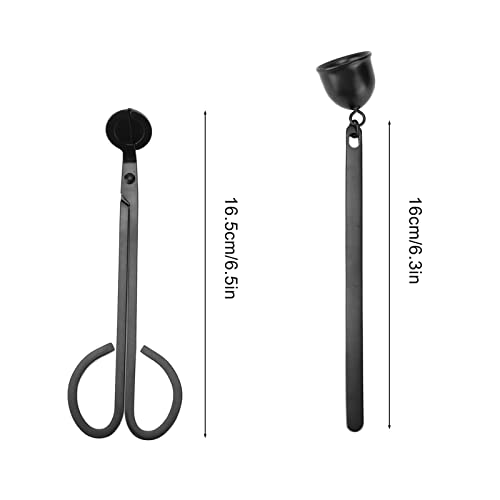 Set accesorio para vela 2 en 1 con cortamechas y apagavelas miniatura 7
