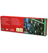 Konstsmide Large Candles/3D Living Operated Flameless Real Wax/Wire Lights/4 Or 8 Hour Timer Function/14 X 10 Cm/Warm LED, White Battery Candles