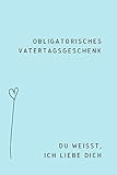 OBLIGATORISCHES VATERTAGSGESCHENK: Kariertes Notizbuch, 120 Seiten - Die beste Alternative zu Grusskarten... landet wahrscheinlich nicht im Papierkorb und er verwendet ihn möglicherweise tatsächlich!