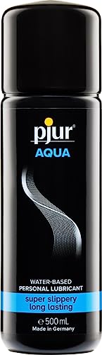 Pjur Aqua - Premium-Lubricante Acuoso - Excelentes Propiedades Lubricantes, Hidrata Y No Se Pega - Para Juguetes Sexuales 500ml Pjur Aqua - Premium-Lubricante Acuoso - Excelentes Propiedades Lubricantes, Hidrata Y No Se Pega - Para Juguetes Sexuales 500ml
