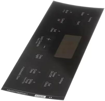 WB27T11511 Faceplate Graphics Compatible With GE Electric Ranges - Budora - AP5803548, 3026233, PS8767127