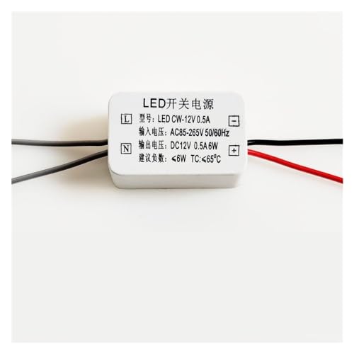 6 ���b�g-72 ���b�g LED �h���C�o�d�� AC220 �� DC12V 1A 2A 3A 4A5A6A LED ���C�g�X�g���b�v�d������Ɩ��g�����X(6W DC12V 0.5A)