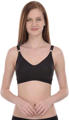Image of Viral Girl Cotton Hosiery Women's Bra | Non-Padded Wire-Free Design with Adjustable Straps | Full Coverage Comfortable Bra | Soft Stretchable Fabric for All Day Support